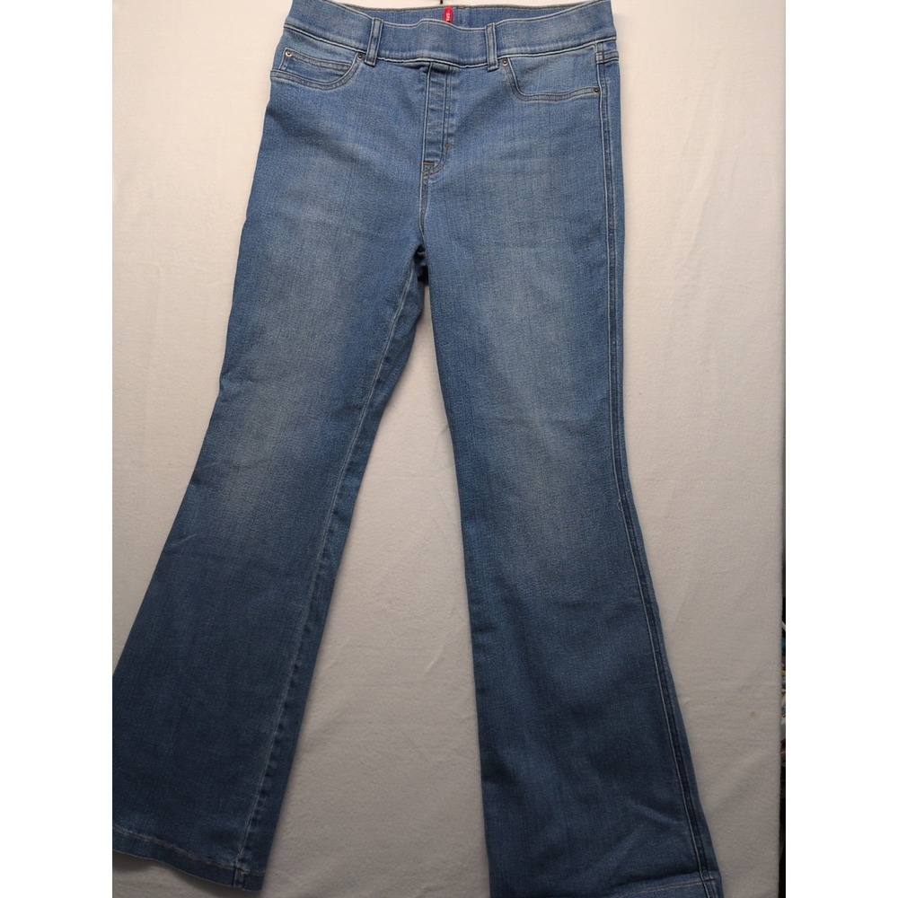 Spanx Flare Jeans Womens XL High Rise Pull On Stretch Pants